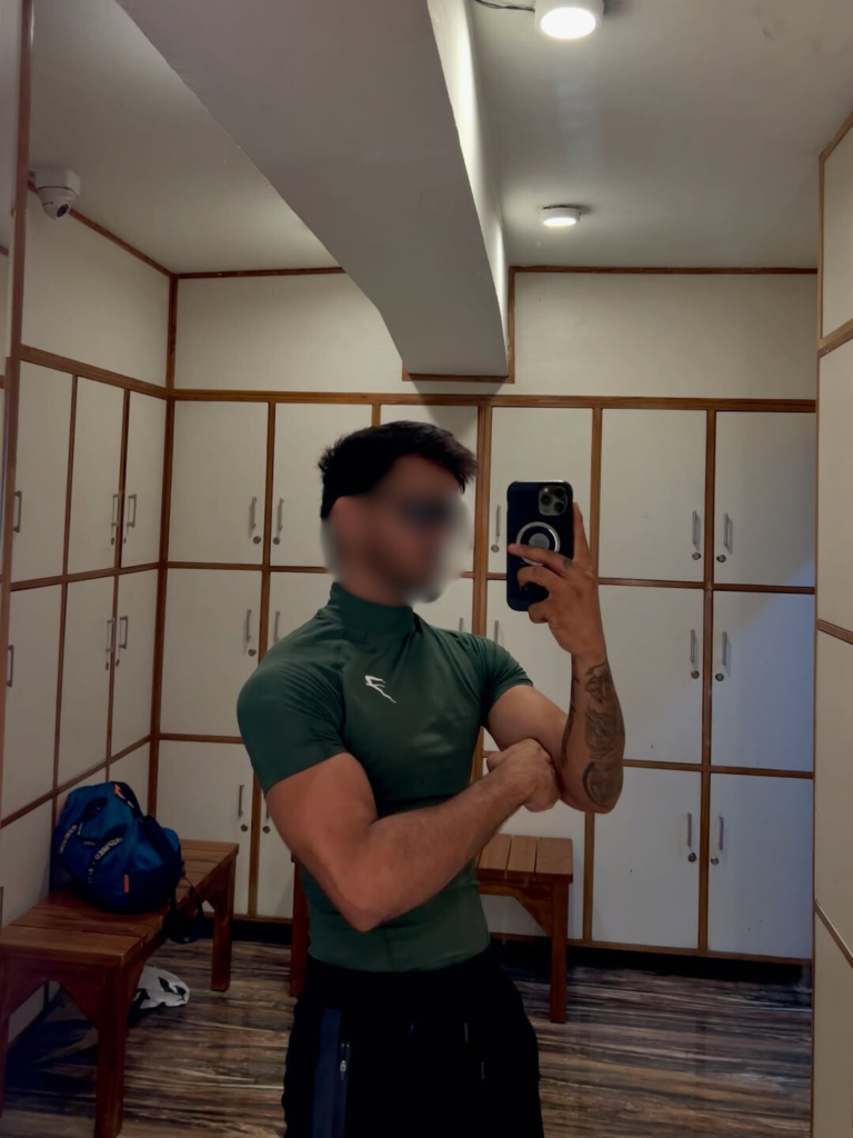 2. Sporty travel-driven male escort profile image with confident charm