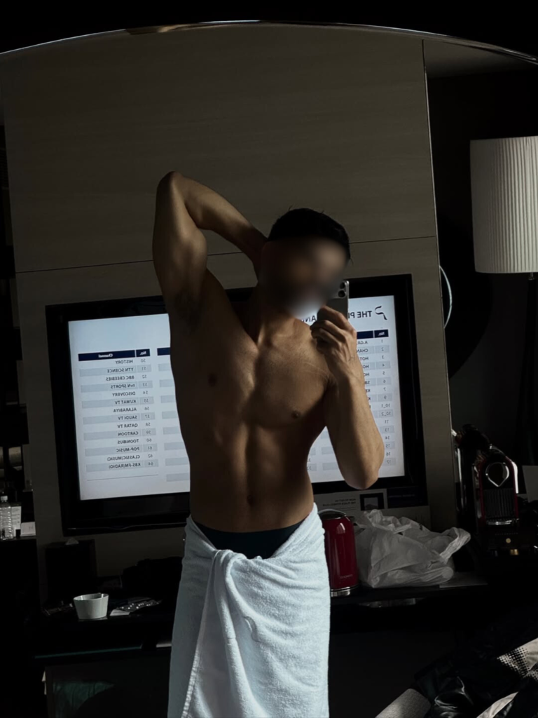 Premium male escort services profile image for women-first platform